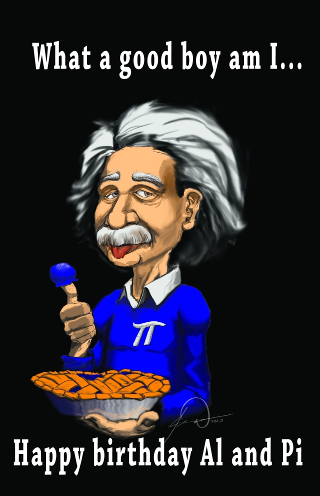happy birthday Einstein Pi